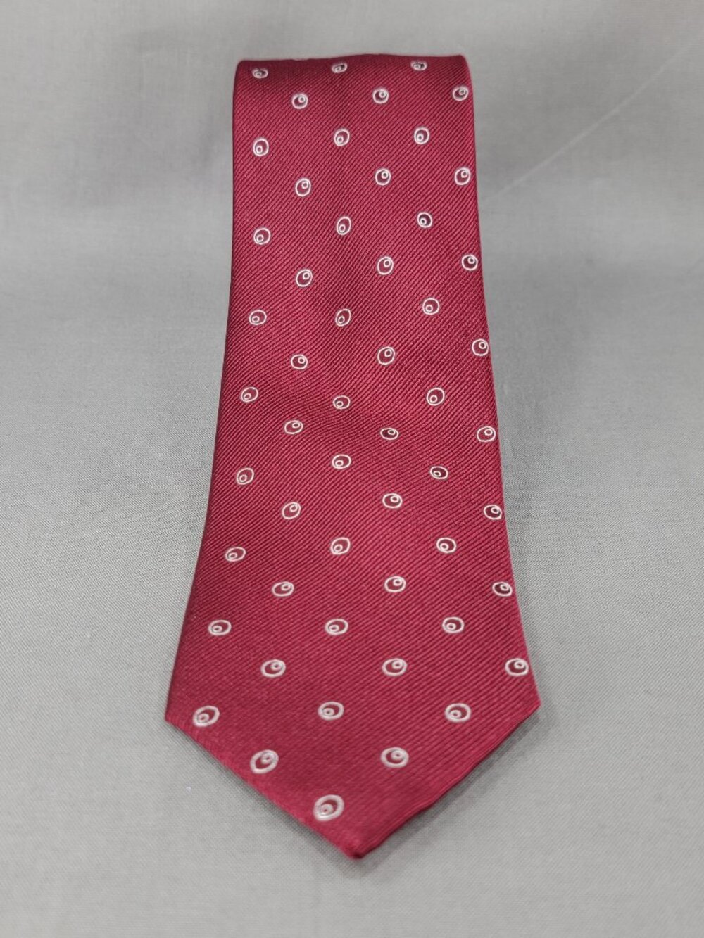 Camicissima Necktie Tie Mens Bordeaux Jacquard Silk Italy